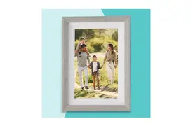 Pora 10' WF-105T-SL weiß/silber Digitaler Bilderrahmen"