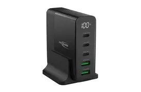 Ansmann DC5140PD DSP Desktop Charger USB Ladegerät mit 5 USB-Ports