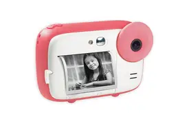 AgfaPhoto Realikids Instant Cam rosa Sofortbildkamera inkl.Thermorollen