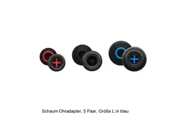 Sennheiser Foam Ear Adapter L=blau 5 Paar Memory-Schaum-Ohradapter in Größe L