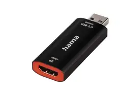 Hama Video-Aufnahme-Stick 4K USB an HDMI (USB Stecker - HDMI Buchse)