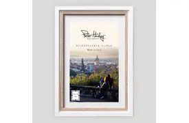 Peter Hadley Neapel 15x20 cm weiß-eiche, Holzrahmen