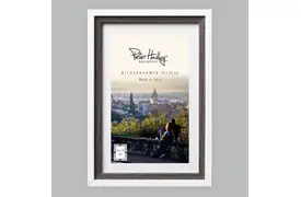 Peter Hadley Neapel 15x20 cm weiß-anthr. Holzrahmen