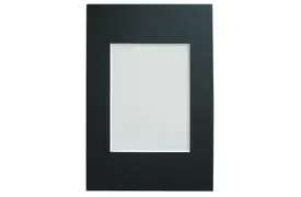 Walther Passepartout 20x30 cm schwarz (Bildausschnitt 13x18cm)
