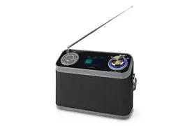 Nedis DAB+/UKW/Bluetooth Radio schwarz