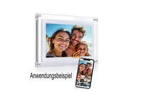 Pora 10' DPF-106  weiß/Acryl Digitaler Bilderrahmen"