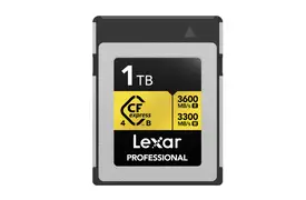 Lexar CFexpress 1 TB PRO Type B GOLD 4.0 Serie R3600/W3300 MB/s