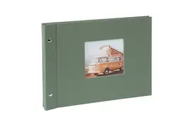 Goldbuch Bella Vista 30x25 cm, 40 weiße Seiten, artischocke, Schraubalbum