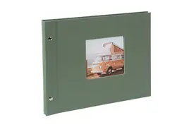 Goldbuch Bella Vista 30x25 cm, 40 schw. Seiten, artischocke, Schraubalbum