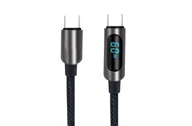 Fontastic Datenkabel Kuva 1,20m schwarz mit Digitalanzeige