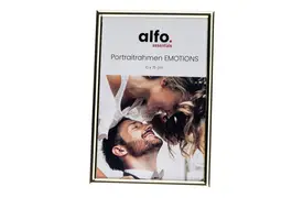 alfo. Emotions 10x15 cm gold-glanz Porträtrahmen