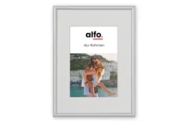 alfo. Tibet 13x18 cm silber-matt, Alurahmen