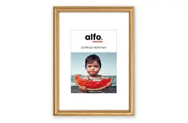 alfo. Rondo 30x45 cm gold, Holzrahmen