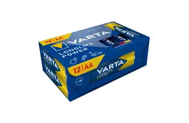Varta Longlife Power Mignon AA CUBE12 Batterie plastikfrei