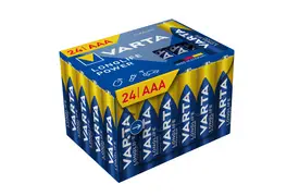 Varta Longlife Power Micro AAA CUBE24 Batterie plastikfrei