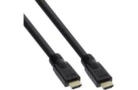 InLine HDMI-High-Speed-Kabel 5 m mit Ethernet, Premium, 4K2K, ST/ST, schwarz