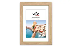 alfo. Andria 24x30 cm eiche, mit 15x20cm Ppt (kalt-weiß), MDF-Rahmen