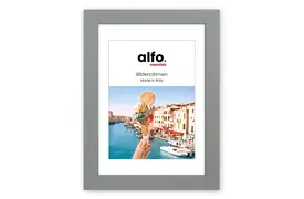 alfo. Amalfi 18x24 cm, grau Holzrahmen