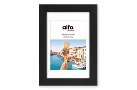 alfo. Amalfi 40x50 cm, schwarz Holzrahmen