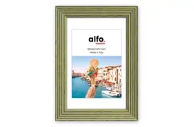 alfo. Arezzo 30x40 cm grün, Holzrahmen
