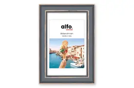 alfo. Florenz 15x20 cm anthrazit, Holzrahmen