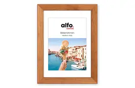 alfo. Nina 20x20 cm braun m. Ppt 13x13 cm, Holzrahmen