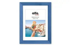 alfo. Nina 10x15 cm blau, Holzrahmen