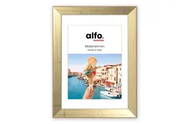 alfo. Nina 20x20 cm gold m. Ppt 13x13 cm, Holzrahmen