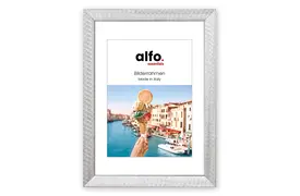 alfo. Gela 13x18 cm silber, Holzrahmen
