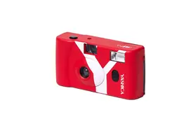 YASHICA MF-1 Snapshot Art Cam. rot Y Edition inkl. 400/24 Film