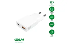 4smarts PDPlug Duos Slim 20W GaN 1C+1A, Netzladegerät