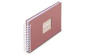 Hama Fine Art 24x17 cm terra, 50 weiße Seiten Spiralalbum