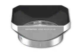 Olympus LH-48 Gegenlichtblende silber Metall