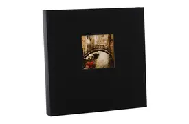 Goldbuch Bella Vista 25x25 cm schwarz, 60 weiße Seiten, Buchalbum
