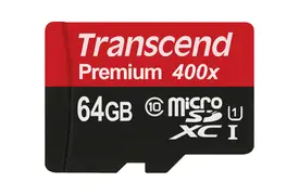 Transcend 64GB microSDXC Cl10 UHS-1 400x