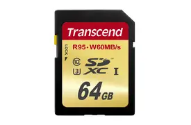 Transcend 64 GB SDXC Class10 UHS-1 U3