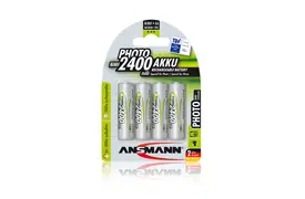 Ansmann Akku Photo Mignon (AA/HR6) 4er Blister, 2400mAh