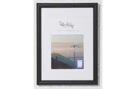 Peter Hadley Rondo 30x45 cm, schwarz, Holzrahmen