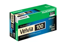 Fujifilm Velvia 100 120 5er Pack Dia-Rollfilm