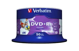 Verbatim DVD+R InkJet 50er Spindel