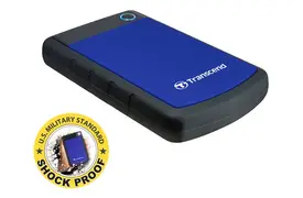 Transcend StoreJet 25H3B 1TB blau, portable externe 2,5' HDD-Festplatte"