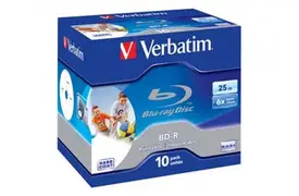 Verbatim BD-R 25 GB InkJet Blu-ray 10er Jewelcase