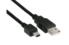InLine USB Stecker A an Mini B Kabel 2m schwarz